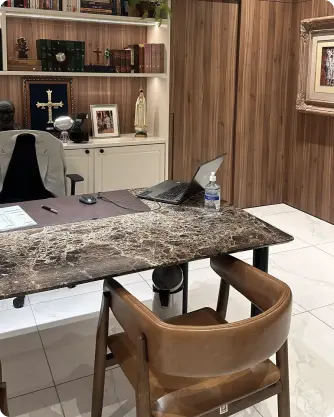 Consultório da clínica do Dr. Eduardo Furlani em Fortaleza